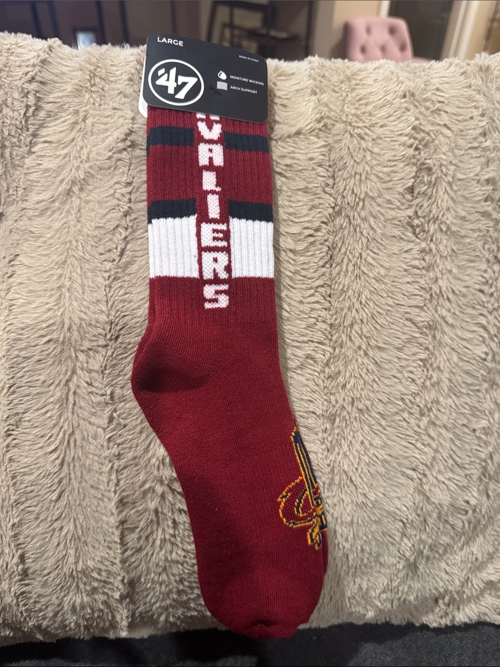 NWT ’47 Brand NBA Cleveland Cavaliers Cavs Crew Socks